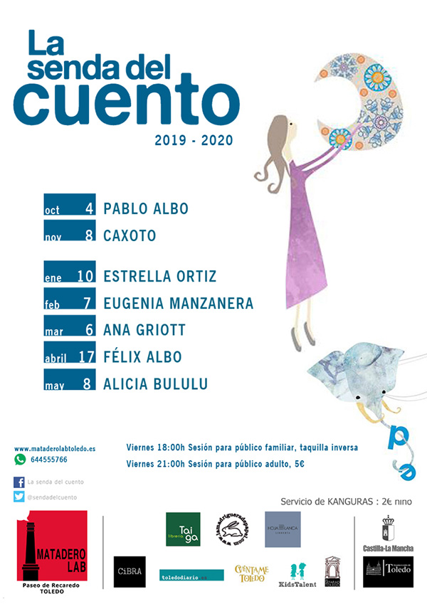 Cartel temporada Senda del cuento 2019-2020