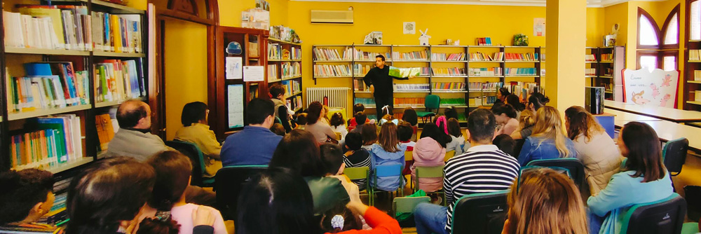 Foto de la biblioteca municipal de Sonseca